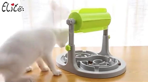 Interactive Pet Food Bowl Puppy Slow Feeder Puzzle Toy Feed For Dog