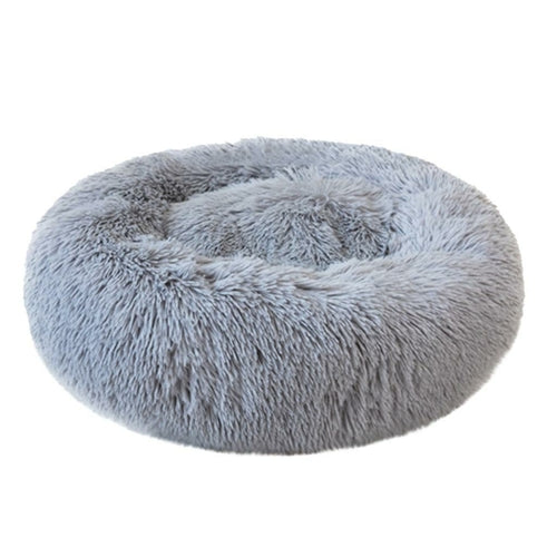 Pet Dog Bed Comfortable Donut Cuddler Round Dog Kennel Ultra Soft 