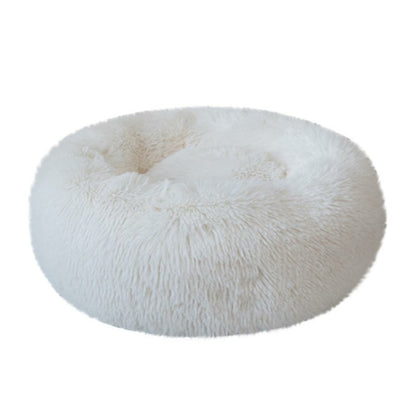 Pet Dog Bed Comfortable Donut Cuddler Round Dog Kennel Ultra Soft 